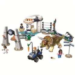 Jurassic World Triceratops Rampage Baustein Spielzeug Set Mit 471 Teilen -Dinosaurier-Spielzeug product image 1818838719