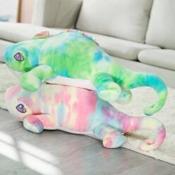 Niedlicher XXL Regenbogen Dinosaurier Kuscheltier -Dinosaurier-Spielzeug product image 1818857699