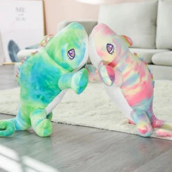 Niedlicher XXL Regenbogen Dinosaurier Kuscheltier -Dinosaurier-Spielzeug product image 1818857732