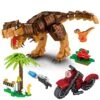 Carnotaurus Theropoder Dinosaurier Baustein Spielzeug (589 Teile)
