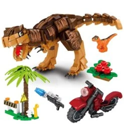 Carnotaurus Theropoder Dinosaurier Baustein Spielzeug (589 Teile)