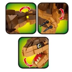 Carnotaurus Theropoder Dinosaurier Baustein Spielzeug (589 Teile) -Dinosaurier-Spielzeug product image 1830473306