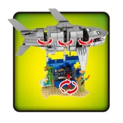 Megalodon Jurassic World Baustein Hai (625 Teile) -Dinosaurier-Spielzeug product image 1830475041