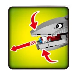 Megalodon Jurassic World Baustein Hai (625 Teile) -Dinosaurier-Spielzeug product image 1830475042