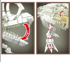 Triceratops Dino Museum Baustein Figur (642 Teile) -Dinosaurier-Spielzeug product image 1830510682