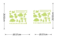 Dinosaurier Aufkleber Wandtattoo - Leuchtet Im Dunkeln -Dinosaurier-Spielzeug product image 1833120514