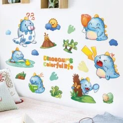 Cartoon Dinosaurier Wand Tattoo Aufkleber Für Das Kinderzimmer -Dinosaurier-Spielzeug product image 1833123860