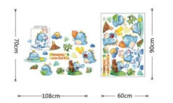 Cartoon Dinosaurier Wand Tattoo Aufkleber Für Das Kinderzimmer -Dinosaurier-Spielzeug product image 1833123878