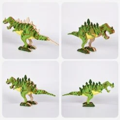 Dinosaurier Holz Puzzle - Verschiedene Dino Motive Zur Wahl -Dinosaurier-Spielzeug product image 1833139926