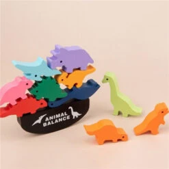 Dinosaurier Montessori Stapelspiel Für Kinder -Dinosaurier-Spielzeug product image 1836874602