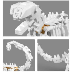 Großes Set Klemmbausteine Mit Forscher-Labor Und Dino-Skeletten -Dinosaurier-Spielzeug product image 1850761927