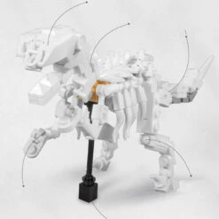 Großes Set Klemmbausteine Mit Forscher-Labor Und Dino-Skeletten -Dinosaurier-Spielzeug product image 1850761929