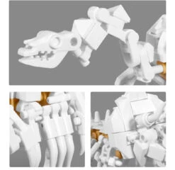 Großes Set Klemmbausteine Mit Forscher-Labor Und Dino-Skeletten -Dinosaurier-Spielzeug product image 1850761941