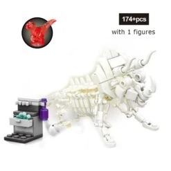 Großes Set Klemmbausteine Mit Forscher-Labor Und Dino-Skeletten -Dinosaurier-Spielzeug product image 1850761949