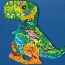 Dinosaurier Konturen Puzzle, 377 Teile