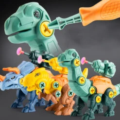 Multifunktionelles Dino Spielzug Zum Zusammenbauen -Dinosaurier-Spielzeug product image 1862676442