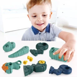 Multifunktionelles Dino Spielzug Zum Zusammenbauen -Dinosaurier-Spielzeug product image 1862676447