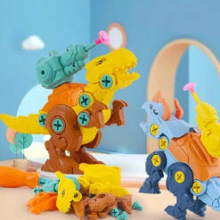 Multifunktionelles Dino Spielzug Zum Zusammenbauen -Dinosaurier-Spielzeug product image 1862676448