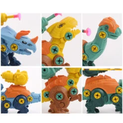 Multifunktionelles Dino Spielzug Zum Zusammenbauen -Dinosaurier-Spielzeug product image 1862676451