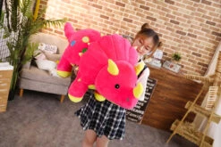 XXL Triceratops Kuscheltier Plüsch Dino (120cm) -Dinosaurier-Spielzeug product image 1863185828