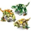 Stegosaurus, Triceratops Oder Ankylosaurus Baustein Dino Spielzeug