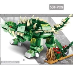 Stegosaurus, Triceratops Oder Ankylosaurus Baustein Dino Spielzeug -Dinosaurier-Spielzeug product image 1864463460