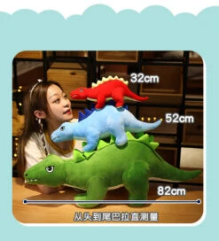 Farbenfroher Stegosaurus Plüsch Dino 30/50/80cm -Dinosaurier-Spielzeug product image 1869896854