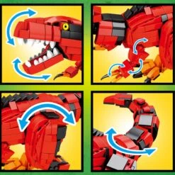 Jurassic World Dinosaurier T-Rex Tyrannosaurus Baustein Set (866 Teile) -Dinosaurier-Spielzeug product image 1869907732