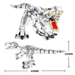 Jurassic World Dinosaurier T-Rex Tyrannosaurus Baustein Set (866 Teile) -Dinosaurier-Spielzeug product image 1869907734