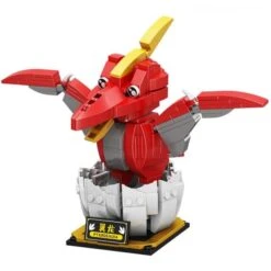 Lustige Dino Baustein Figuren (Flugsaurier, T-Rex, Dilophosaurus, Triceraptos, Indominus Rex) -Dinosaurier-Spielzeug product image 1884872091