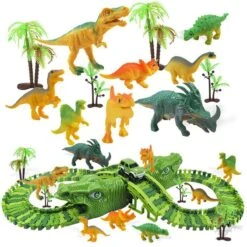 Dinosaurier Spielzeug Eisenbahn Mit Figuren (153 Teile) 16 Dinosaurier Spielzeug Eisenbahn Mit Figuren (153 Teile) -Dinosaurier-Spielzeug product image 1891321808