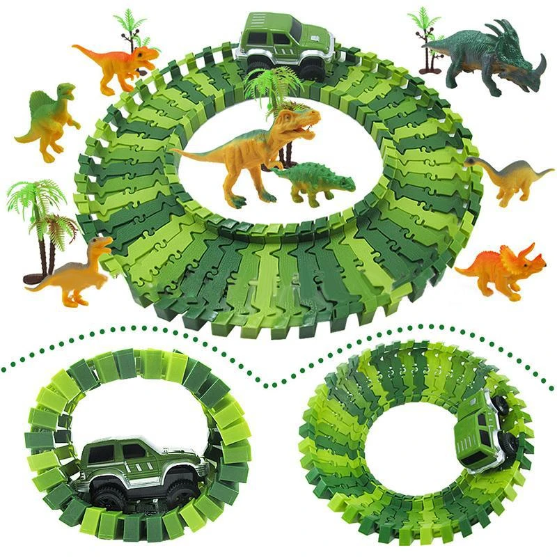 Dinosaurier Spielzeug Eisenbahn Mit Figuren (153 Teile) 8 Dinosaurier Spielzeug Eisenbahn Mit Figuren (153 Teile) – Bild 6