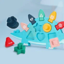 Montessori Lern Dino Puzzle Für Kleinkinder -Dinosaurier-Spielzeug product image 1905922009