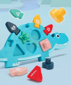 Montessori Lern Dino Puzzle Für Kleinkinder -Dinosaurier-Spielzeug product image 1905922013