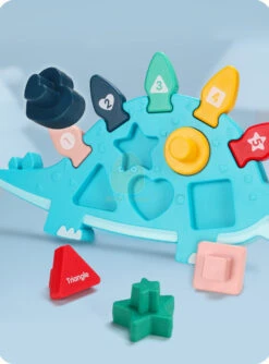 Montessori Lern Dino Puzzle Für Kleinkinder -Dinosaurier-Spielzeug product image 1905922017