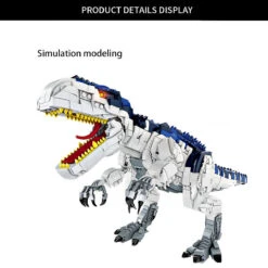 XXL Bausatz T-Rex Klon Indominus Rex Jurassic Park, 2205 Teile -Dinosaurier-Spielzeug product image 1913492360