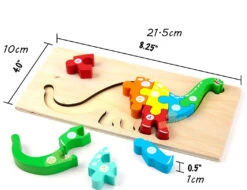 Montessori Holz Puzzle Dinosaurier -Dinosaurier-Spielzeug product image 1929371054 c9a27de9 9a7a 4a5f 9cbb f2b13fe7638a