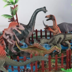 Große Dinosaurier Spiele Box, 50 Oder 70 Teile -Dinosaurier-Spielzeug product image 1951075426