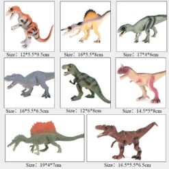Große Dinosaurier Spiele Box, 50 Oder 70 Teile -Dinosaurier-Spielzeug product image 1951075436