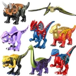Dinosaurier Baustein Spielzeug Figuren Im Praktischen Spar Set -Dinosaurier-Spielzeug product image 1952974495