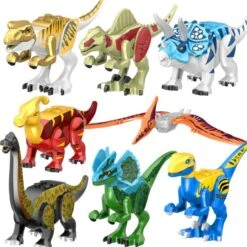 Dinosaurier Baustein Spielzeug Figuren Im Praktischen Spar Set -Dinosaurier-Spielzeug product image 1952974496