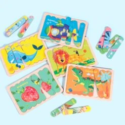 Kreatives Streifen Puzzle Dinosaurier Für Kleinkinder -Dinosaurier-Spielzeug product image 1952980282