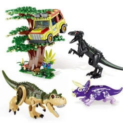 Bausatz Dinosaurier Jagen Den Ranger, 602 Teile -Dinosaurier-Spielzeug product image 1953949968