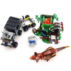 Jurassic World Dinosaurier Bausteine Flucht Des Carnotaurus -Dinosaurier-Spielzeug product image 1955580514