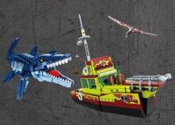 Jurassic Park Mosasaurus Dino Mit Boot Baustein Set (888 Teile) -Dinosaurier-Spielzeug product image 1965007863