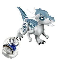 Großer Grauer Stygimoloch Aus Jurassic World Dino Figur (18x28cm)