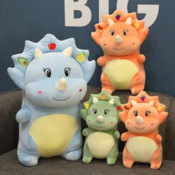 Niedliches Stehendes Triceratops Kuscheltier (30/40/55cm) -Dinosaurier-Spielzeug product image 1975967020