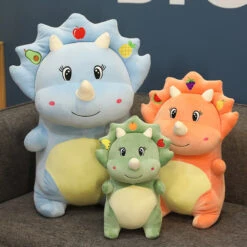 Niedliches Stehendes Triceratops Kuscheltier (30/40/55cm) -Dinosaurier-Spielzeug product image 1975967023