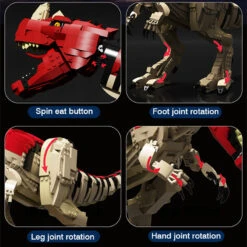 Ceratosaurus Dinosaurier Spielzeug Bausteine (2016 Steine) -Dinosaurier-Spielzeug product image 1980416395