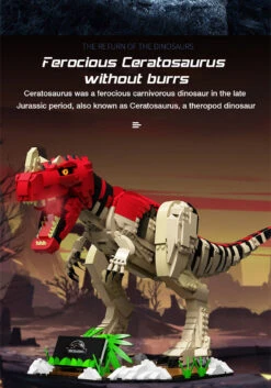 Ceratosaurus Dinosaurier Spielzeug Bausteine (2016 Steine) -Dinosaurier-Spielzeug product image 1980416407